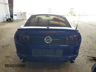 2014 Ford Mustang GT with VIN 1ZVBP8CF2E5327767, listed as a Copart auction lot 56540555 with 104,487 mi miles and Salvage title. Bid and sale history available at DreamBid. Image 6.