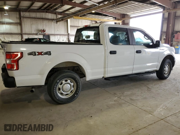 2018 Ford F-150 XL with VIN 1FTFW1E54JFA76032, listed as a Copart auction lot 52111665 with Not provided miles and Salvage title. Bid and sale history available at DreamBid. Image 3.