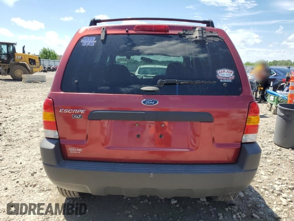 2004 Ford Escape XLT with VIN 1FMYU03114KB10993, listed as a Copart auction lot 62816725 with 192,860 mi miles and Non repairable. Bid and sale history available at DreamBid. Image 6.