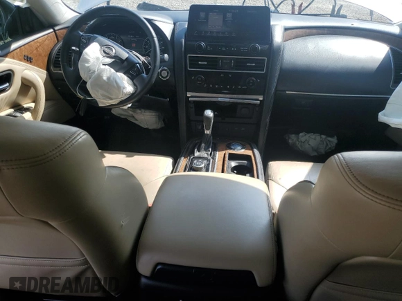 2021 Nissan Armada SL z VIN JN8AY2BC1M9146364, wystawiony jako Copart lot #52925305 z przebiegiem 167 809 mil mil oraz Szkoda całkowita • Salvage title. Historia ofert i sprzedaży dostępna na DreamBid. Obrazek 8.