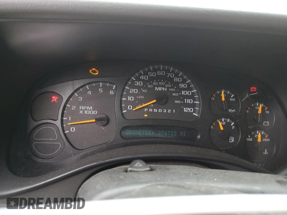 2006 Chevrolet Suburban Z71 with VIN 3GNFK16Z16G115704, listed as a Copart auction lot 52388955 with 274,722 mi miles and Salvage Title. Bid and sale history available at DreamBid. Image 9.
