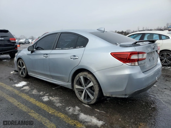 2017 Subaru Impreza Sport with VIN 4S3GKAL69H3613467, listed as a Copart auction lot 43456565 with 75,503 mi miles and Salvage Title. Bid and sale history available at carsss.com. Image 2.