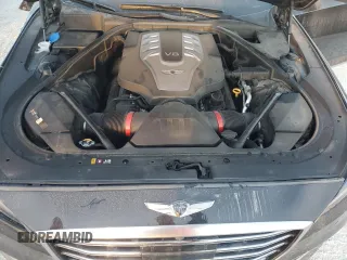 2018 Genesis G80 5.0L Ultimate with VIN KMHGN4JF4JU228941, listed as a Copart auction lot 75126194 with 61,704 mi miles and Non Repairable. Bid and sale history available at carsss.com. Image 11.