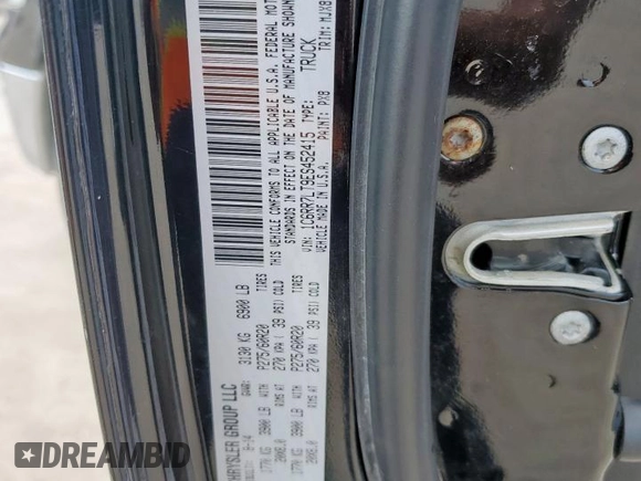 2014 Ram 1500 Big Horn with VIN 1C6RR7LT9ES452415, listed as a Copart auction lot 61261995 with 201,309 mi miles and Salvage title. Bid and sale history available at DreamBid. Image 12.