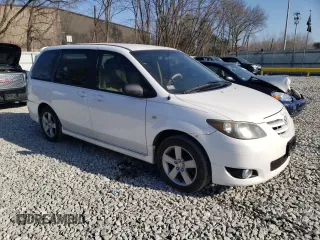 2006 Mazda MPV LX with VIN JM3LW28A160558427, listed as a Copart auction lot 45609385 with 183,491 mi miles and Clean Title. Bid and sale history available at carsss.com. Image 4.