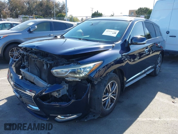 2019 Infiniti QX60 LUXE with VIN 5N1DL0MN9KC559199, listed as a IAAI auction lot 41931773 with 111,569 mi miles. Bid and sale history available at carsss.com. Image 19.