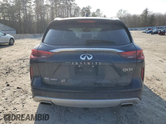 2022 Infiniti QX50 AUTOGRAPH with VIN 3PCAJ5DB4NF120984, listed as a Copart auction lot 48719285 with 30,968 mi miles and Salvage Title. Bid and sale history available at carsss.com. Image 6.