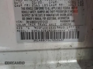 2020 Nissan Sentra SV z VIN 3N1AB8CV1LY213122, wystawiony jako Copart lot #52710185 z przebiegiem 53 471 mil mil oraz Szkody całkowita. Historia ofert i sprzedaży dostępna na DreamBid. Obrazek 14.