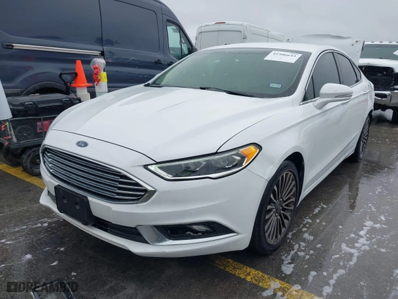2018 Ford Fusion Titanium with VIN 3FA6P0D90JR247654, listed as a IAAI auction lot 41506643 with 100,907 mi miles. Bid and sale history available at carsss.com. Image 20.