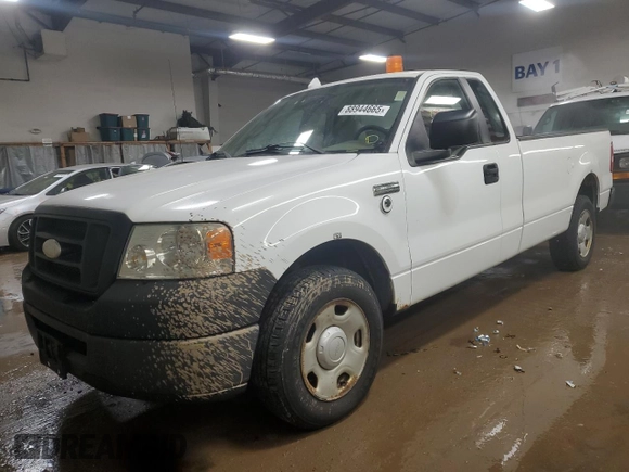 2007 Ford F-150 XL with VIN 1FTRF12W17KD54119, listed as a Copart auction lot 88944665 with 82,658 mi miles and Clean Title. Bid and sale history available at carsss.com. Image 1.