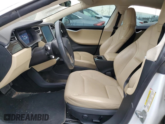 2015 Tesla Model S 85D with VIN 5YJSA1S21FF089159, listed as a Copart auction lot 51504605 with 58,944 mi miles and Clean Title. Bid and sale history available at carsss.com. Image 7.