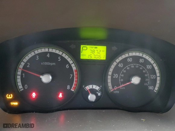 2009 Kia Rio SX with VIN KNADE223796524159, listed as a Copart auction lot 86185964 with 157,061 mi miles and Salvage Title. Bid and sale history available at carsss.com. Image 9.