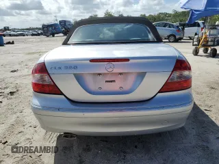 2007 Mercedes-Benz CLK 350 with VIN WDBTK56F27F208807, listed as a Copart auction lot 76954644 with 95,775 mi miles and Salvage Title. Bid and sale history available at DreamBid. Image 6.
