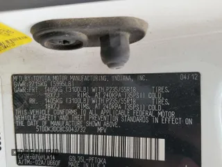 2012 Toyota Sienna XLE с VIN 5TDDK3DC8CS043732, выставлен на аукционе Copart как лот 58037885 с пробегом 234 881 миль миль и Списание • Salvage title. История ставок и продаж доступна на DreamBid. Изображение 13.
