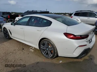 2021 BMW 8 Series 840i with VIN WBAGV4C00MCF65565, listed as a Copart auction lot 72652692 with 0 mi miles. Bid and sale history available at carsss.com. Image 2.