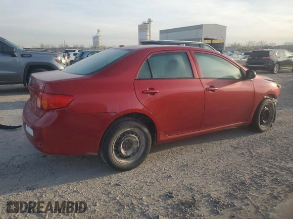 2010 Toyota Corolla with VIN 1NXBU4EEXAZ259111, listed as a Copart auction lot 48801635 with 174,199 mi miles and Salvage Title. Bid and sale history available at carsss.com. Image 3.