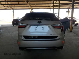 2018 Lexus RX with VIN JTJGZKCA9J2002823, listed as a Copart auction lot 44383845 with 0 mi miles and Salvage Title. Bid and sale history available at carsss.com. Image 6.