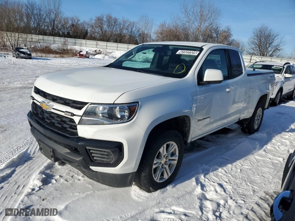 2021 Chevrolet Colorado 4WD LT with VIN 1GCHTCEAXM1243067, listed as a Copart auction lot 42322325 with 89,759 mi miles and Clean Title. Bid and sale history available at carsss.com. Image 1.