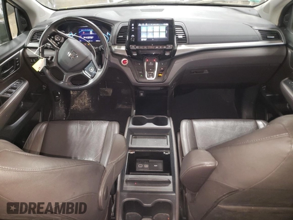 2019 Honda Odyssey EX-L with VIN 5FNRL6H76KB081335, listed as a Copart auction lot 51173805 with 60,498 mi miles and Salvage Title. Bid and sale history available at carsss.com. Image 8.