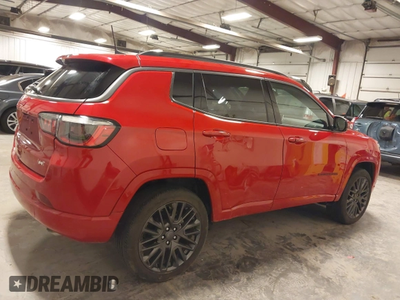 2022 Jeep Compass High Altitude with VIN 3C4NJDCBXNT182369, listed as a IAAI auction lot 41489803 with 17,093 mi miles and . Bid and sale history available at DreamBid. Image 14.