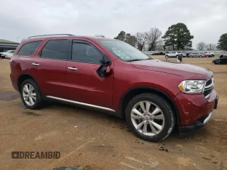 2013 Dodge Durango Crew with VIN 1C4SDHDT9DC658405, listed as a Copart auction lot 88593835 with 28,844 mi miles and Salvage title. Bid and sale history available at DreamBid. Image 4.