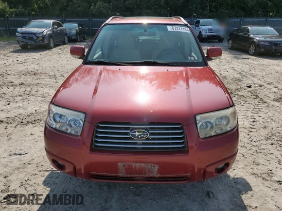 2007 Subaru Forester X w/Premium Pkg with VIN JF1SG65697H714974, listed as a Copart auction lot 67311194 with 113,164 mi miles and Salvage Title. Bid and sale history available at carsss.com. Image 5.