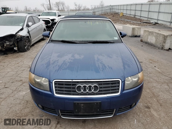 2003 Audi A4 1.8T with VIN WAUAC48H73K031443, listed as a Copart auction lot 45144254 with 172,398 mi miles and Clean Title. Bid and sale history available at carsss.com. Image 5.