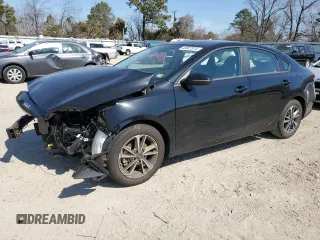 2023 Kia Forte LXS with VIN 3KPF24AD9PE624149, listed as a Copart auction lot 48922915 with 22,648 mi miles and Salvage Title. Bid and sale history available at carsss.com. Image 1.