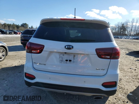 2020 Kia Sorento EX with VIN 5XYPHDA52LG703252, listed as a Copart auction lot 88519845 with 41,155 mi miles and Salvage Title. Bid and sale history available at DreamBid. Image 6.