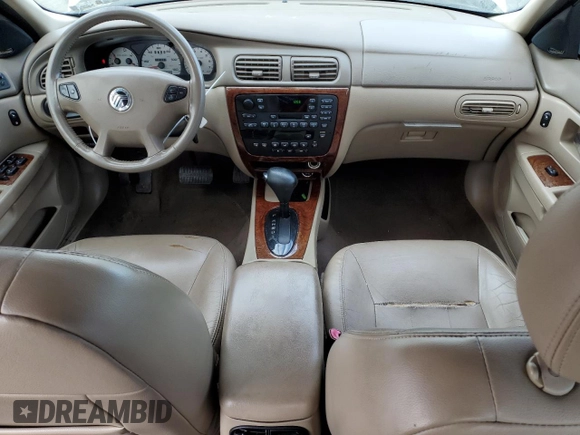 2003 Mercury Sable LS Premium with VIN 1MEFM55S73G603480, listed as a Copart auction lot 44030505 with 131,392 mi miles and Salvage Title. Bid and sale history available at carsss.com. Image 8.