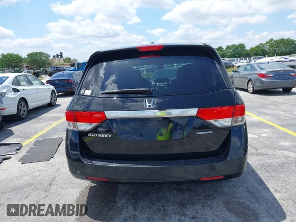 2016 Honda Odyssey SE with VIN 5FNRL5H36GB078398, listed as a IAAI auction lot 41995777 with 169,910 mi miles. Bid and sale history available at carsss.com. Image 16.