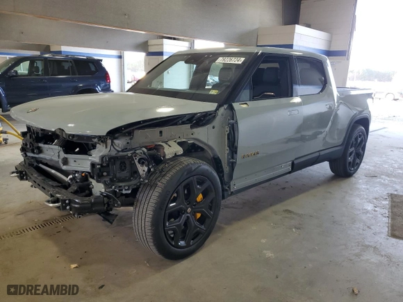 2023 Rivian R1T Adventure with VIN 7FCTGAAA8PN025421, listed as a Copart auction lot 79226724 with 139 mi miles and Salvage Title. Bid and sale history available at carsss.com. Image 1.