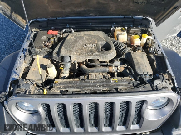 2020 Jeep Wrangler Unlimited Sport with VIN 1C4HJXDM1LW248717, listed as a Copart auction lot 42967745 with 50,496 mi miles and Salvage title. Bid and sale history available at DreamBid. Image 13.