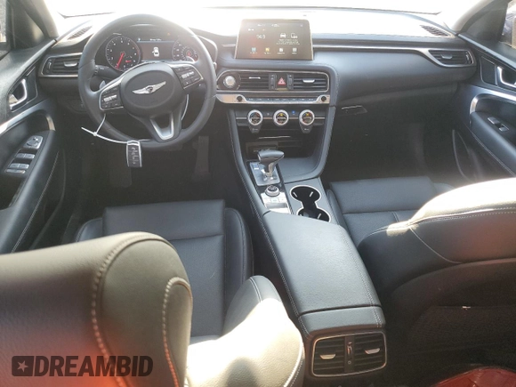 2020 Genesis G70 2.0T z VIN KMTG64LAXLU056650, wystawiony jako Copart lot #79948164 z przebiegiem 26 726 mil mil oraz Szkoda całkowita • Salvage title. Historia ofert i sprzedaży dostępna na DreamBid. Obrazek 8.