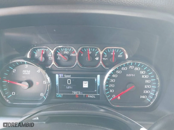 2017 Chevrolet Silverado 1500 LTZ with VIN 1GCVKSEJ6HZ166303, listed as a IAAI auction lot 41755022 with 79,973 mi miles. Bid and sale history available at carsss.com. Image 7.