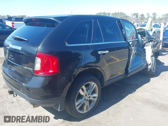 2014 Ford Edge Limited with VIN 2FMDK3KC9EBA01900, listed as a IAAI auction lot 41661823 with 211,598 mi miles. Bid and sale history available at carsss.com. Image 4.