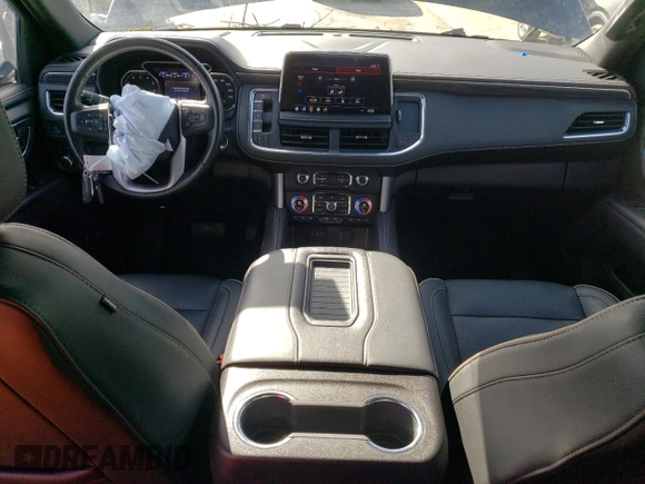 2021 GMC Yukon SLT with VIN 1GKS2BKD3MR282669, listed as a Copart auction lot 47634735 with 58,601 mi miles and Salvage Title. Bid and sale history available at carsss.com. Image 8.