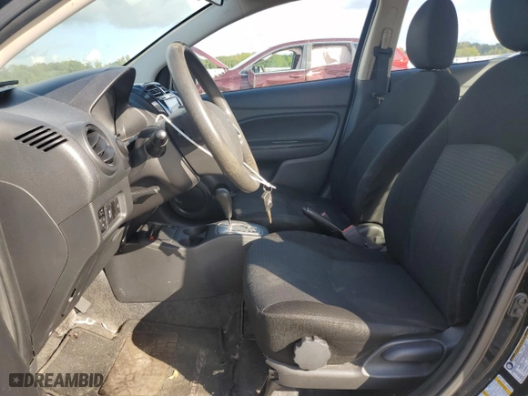 2022 Mitsubishi Mirage G4 ES with VIN ML32FUFJ2NHF03641, listed as a Copart auction lot 74387104 with 70,510 mi miles and Salvage Title. Bid and sale history available at carsss.com. Image 7.