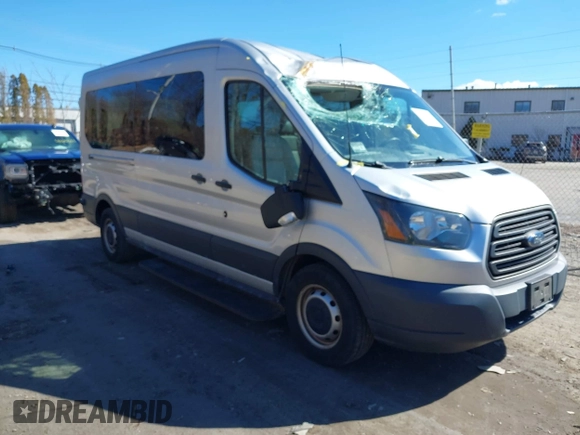 2016 Ford Transit Passenger XL with VIN 1FBZX2CM5GKA20891, listed as a IAAI auction lot 41677359 with 83,119 mi miles. Bid and sale history available at carsss.com. Image 1.
