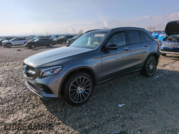 2017 Mercedes-Benz GLC with VIN WDC0G6EB0HF178020, listed as a Copart auction lot 82818844 with 72,277 mi miles and Salvage Title. Bid and sale history available at carsss.com. Image 1.