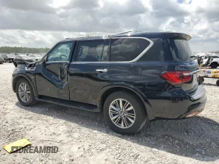 2020 Infiniti QX80 LUXE with VIN JN8AZ2NF6L9704744, listed as a Copart auction lot 63547604 with 89,702 mi miles and Salvage Title. Bid and sale history available at carsss.com. Image 2.
