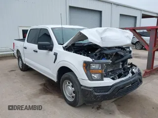 2023 Ford F-150 XL with VIN 1FTEW1C5XPKF56011, listed as a IAAI auction lot 40909405 with 1 mi miles. Bid and sale history available at carsss.com. Image 1.