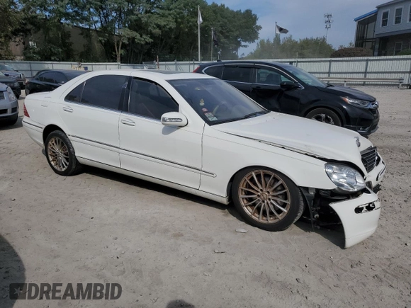 2004 Mercedes-Benz S-Class 4.3L with VIN WDBNG83J14A423074, listed as a Copart auction lot 74586584 with 0 mi miles and Clean Title. Bid and sale history available at carsss.com. Image 4.