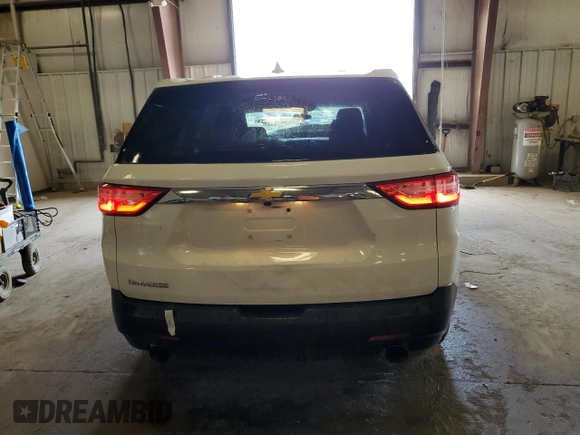 2021 Chevrolet Traverse LS with VIN 1GNERFKW5MJ222976, listed as a Copart auction lot 61166715 with 66,231 mi miles and Salvage title. Bid and sale history available at DreamBid. Image 6.