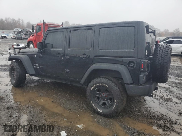 2018 Jeep Wrangler JK Unlimited Sport S with VIN 1C4BJWDG4JL850407, listed as a Copart auction lot 81468644 with 82,511 mi miles and Salvage Title. Bid and sale history available at carsss.com. Image 2.