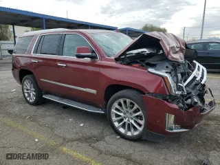 2018 Cadillac Escalade Luxury with VIN 1GYS4BKJ2JR159060, listed as a Copart auction lot 46138345 with 53,874 mi miles and Salvage Title. Bid and sale history available at carsss.com. Image 4.