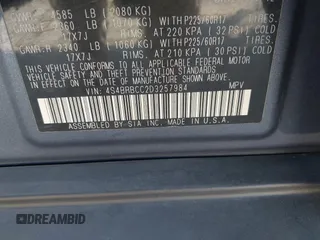 2013 Subaru Outback Premium with VIN 4S4BRBCC2D3257984, listed as a IAAI auction lot 42703086 with 140,261 mi miles and . Bid and sale history available at DreamBid. Image 9.