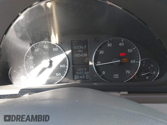 2006 Mercedes-Benz C 280 Luxury with VIN WDBRF54H16A853317, listed as a IAAI auction lot 41449601 with 185,438 mi miles and . Bid and sale history available at DreamBid. Image 7.