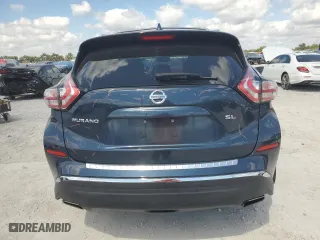 2017 Nissan Murano SL with VIN 5N1AZ2MG5HN173410, listed as a Copart auction lot 53186325 with 67,989 mi miles and Salvage Title. Bid and sale history available at carsss.com. Image 6.