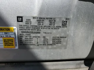 2014 Chevrolet Traverse LS z VIN 1GNKVFKD2EJ202683, wystawiony jako Copart lot #54389105 z przebiegiem 135 587 mil mil oraz Szkoda całkowita • Salvage title. Historia ofert i sprzedaży dostępna na DreamBid. Obrazek 13.
